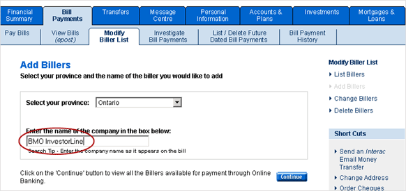 How do you get access to a BMO InvestorLine account?